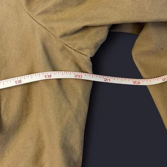 Y2K Utility Gorpcore Tan Khaki Safari Cinch Waist Cargo Jacket from Old Navy - Picture 6 of 8